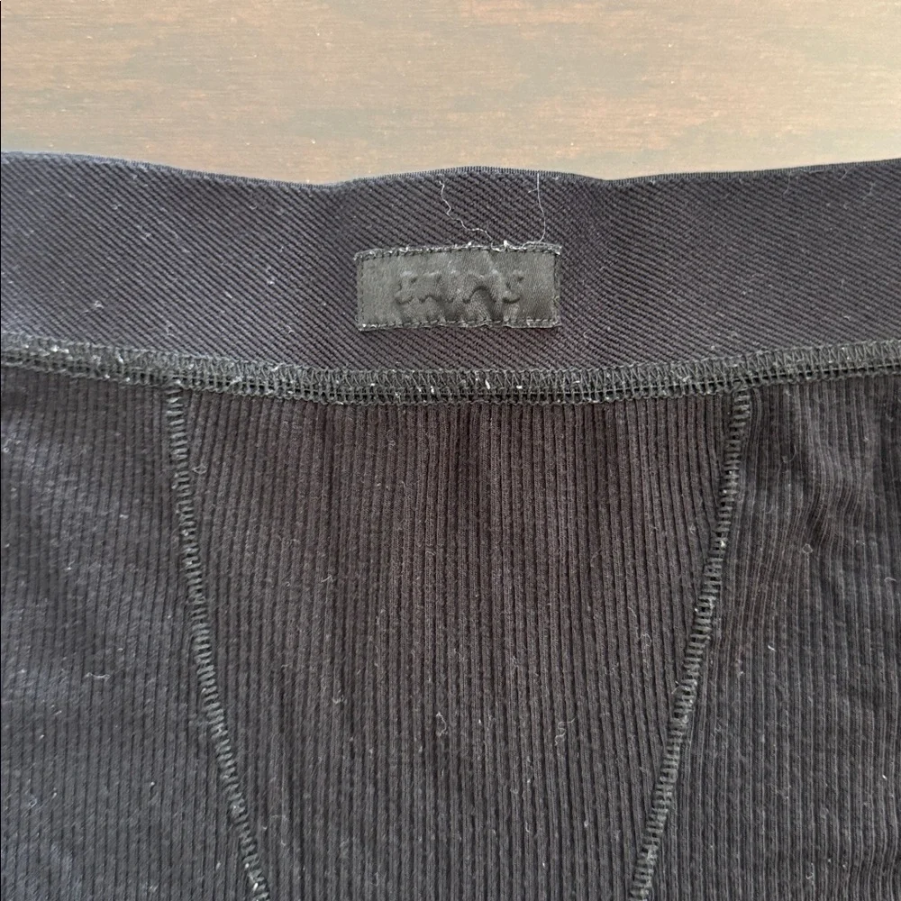 SKIMS Black Boxer Shorts XS